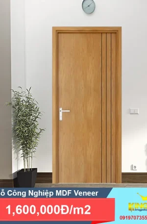 Cửa gỗ công nghiệp MDF Veneer