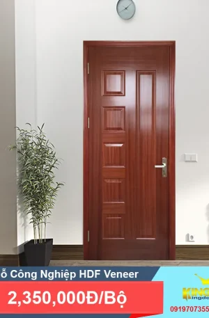 Cửa gỗ công nghiệp HDF Veneer