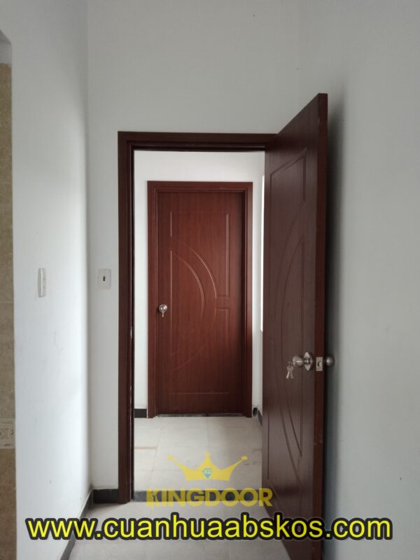 Mẫu cửa nhựa phòng ngủ vân gỗ tại Tây Ninh
