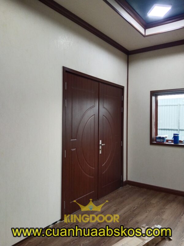 Mẫu cửa thông phòng nhựa gỗ Composite