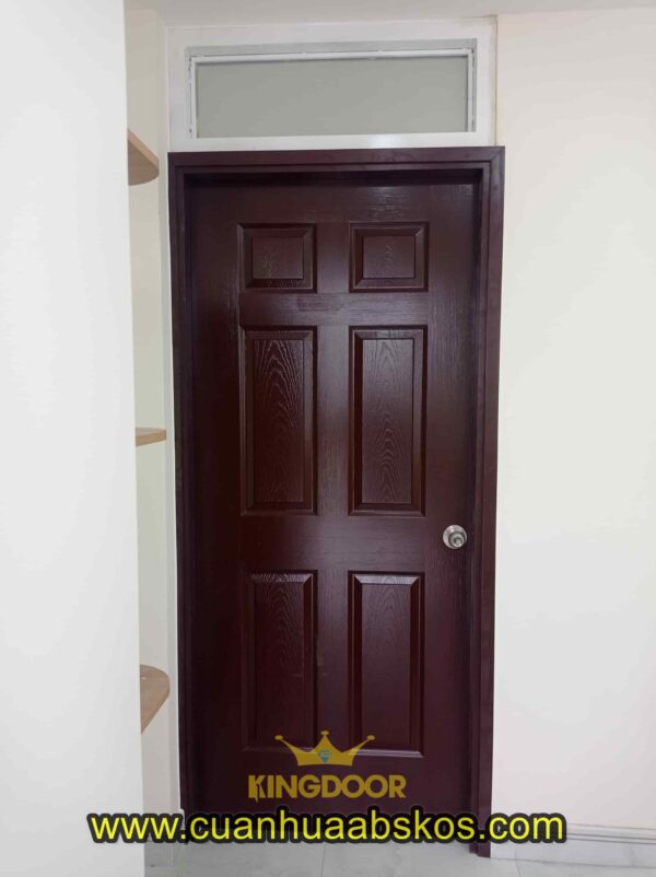 Mẫu cửa gỗ HDF sơn 6 ô