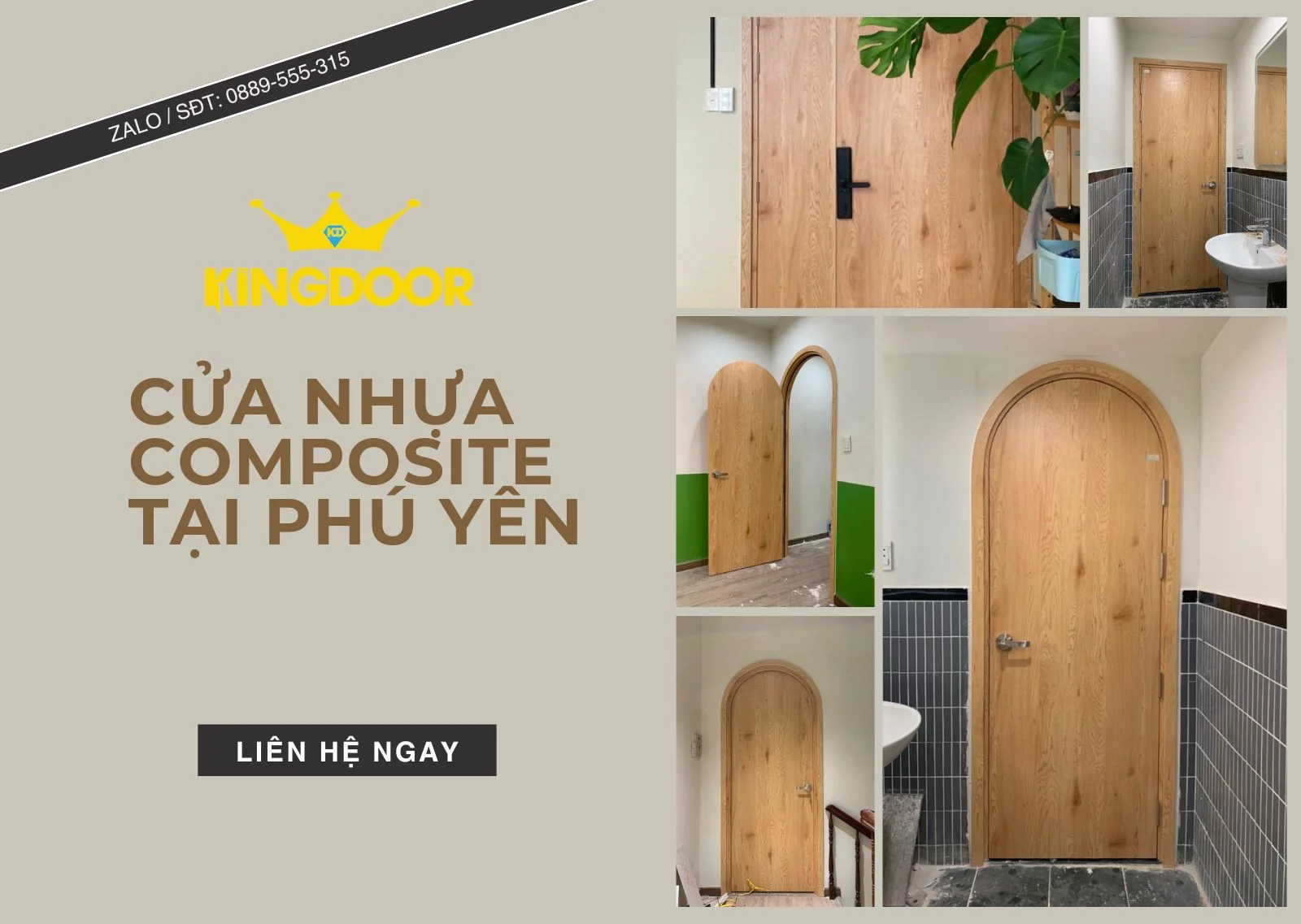 Giá cửa nhựa Composite tại Phú Yên