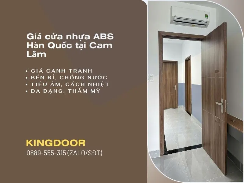 Giá cửa nhựa ABS Hàn Quốc tại Cam Lâm