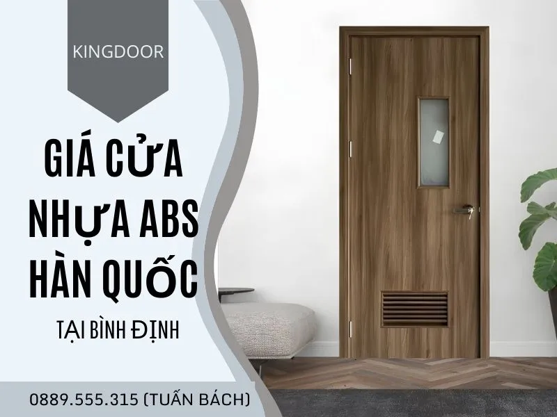 Giá cửa nhựa ABS Hàn Quốc tại Bình Định